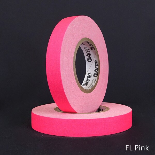 Fluorescent pink one inch professional grade gaffers tape