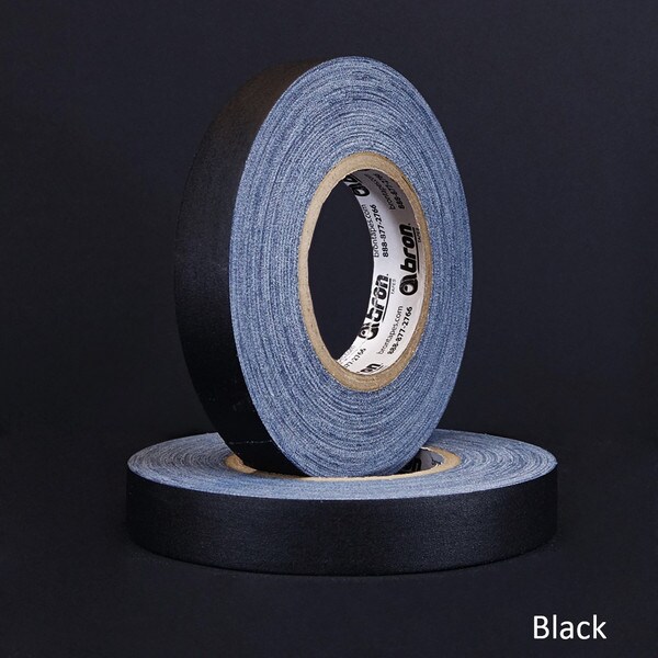 Black one inch professional grade gaffers tape