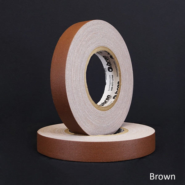 Brown one inch professional grade gaffers tape