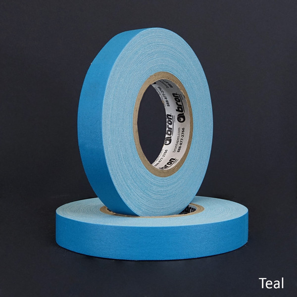 Teal one inch professional grade gaffers tape