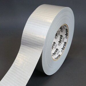 BT-284 silver duct tape partially unwound on roll
