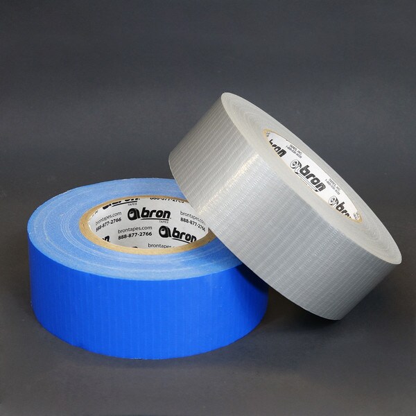 Roll of silver and blue duct tape