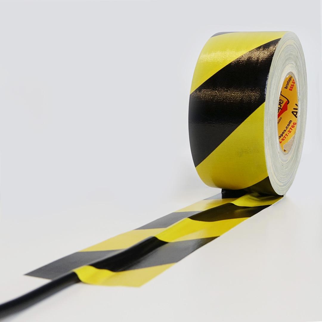 BT-6110 Hazard Stripe Bron AV Cord Tape™