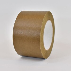 Roll of kraft flatback paper tape